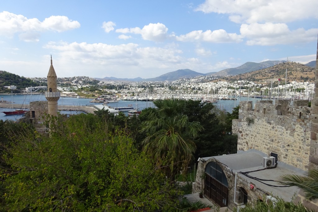 Blick von der Burg auf Bodrum